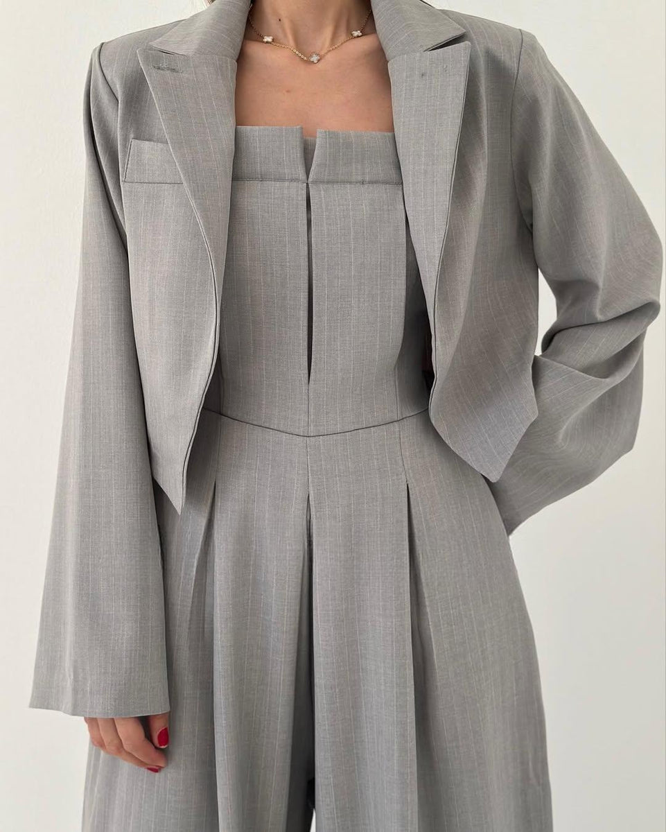 Completo Bustier + Giacca – Stile Elegante e di Tendenza