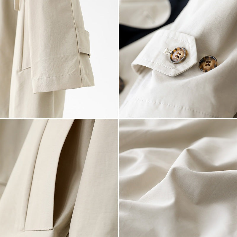 Cappotto con cappuccio reversibile