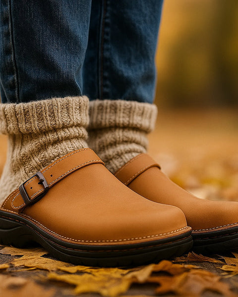 Zoccoli slip-on autunnali