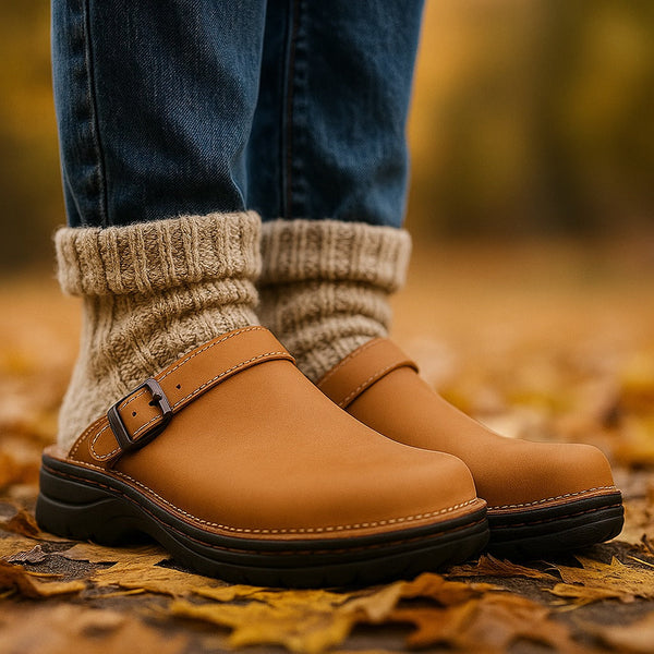 Zoccoli slip-on autunnali