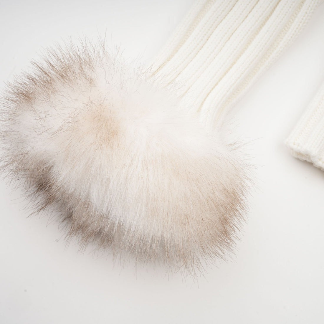 Cardigan con zip in pelliccia