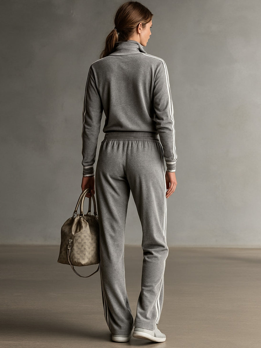 Set composto da felpa e pantaloni da jogging in misto cotone