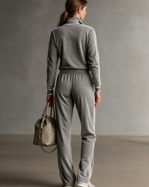 Set composto da felpa e pantaloni da jogging in misto cotone