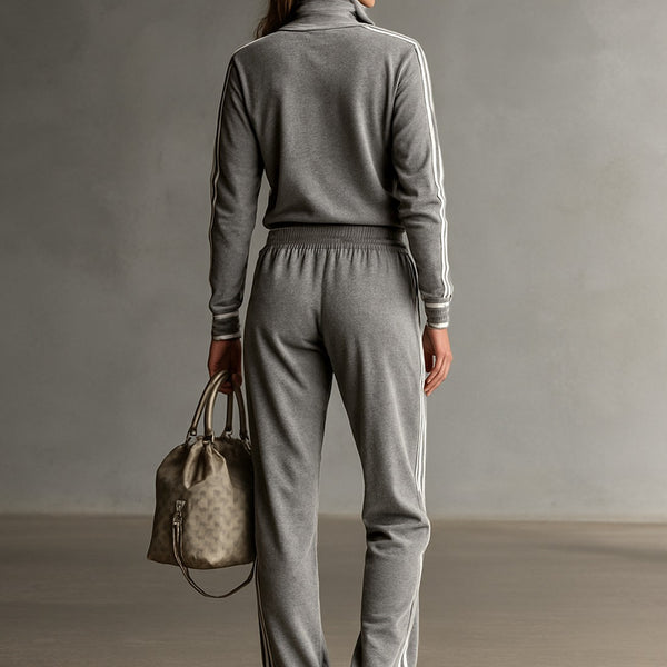 Set composto da felpa e pantaloni da jogging in misto cotone