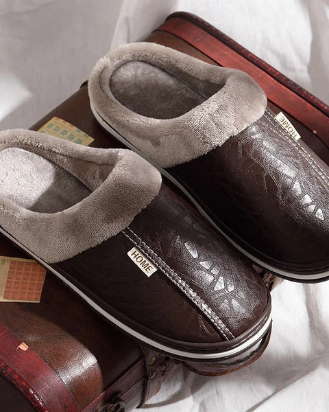 Pantofole con interno in pelliccia