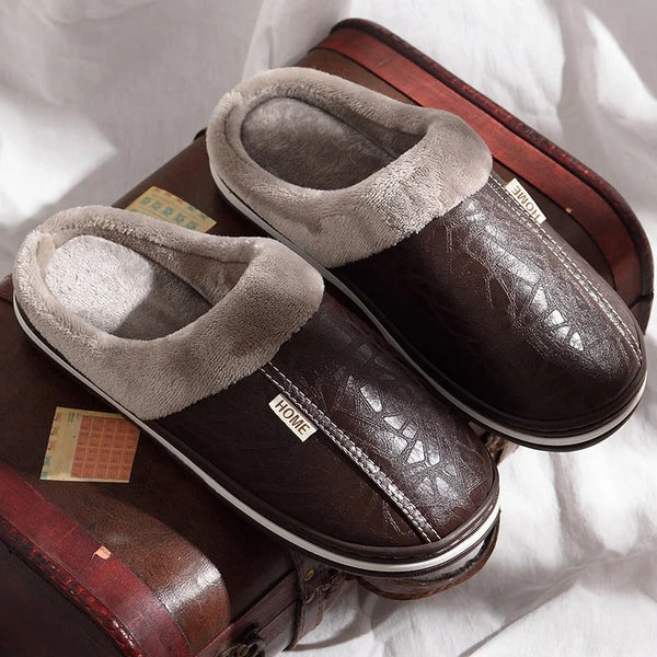 Pantofole con interno in pelliccia