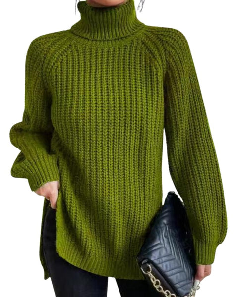 Maglione dolcevita in cotone