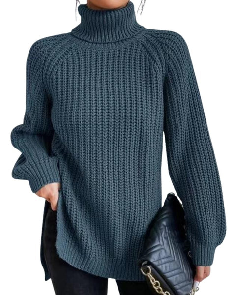 Maglione dolcevita in cotone