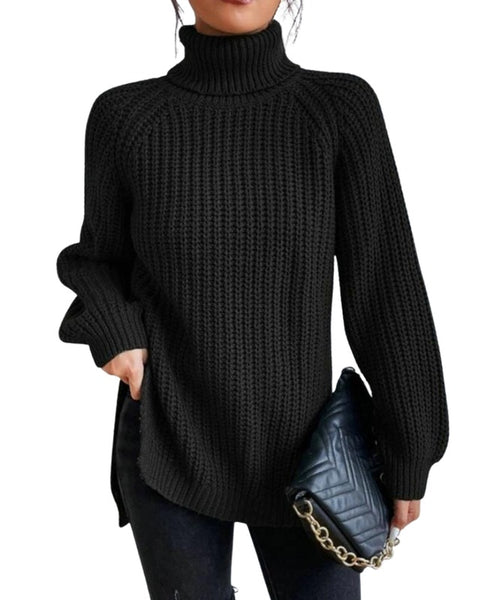 Maglione dolcevita in cotone