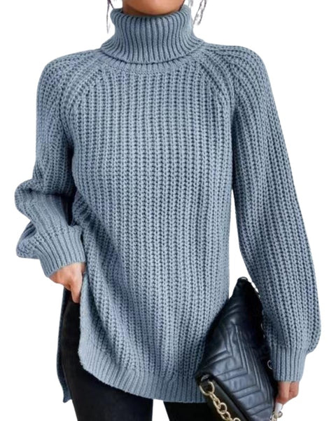 Maglione dolcevita in cotone