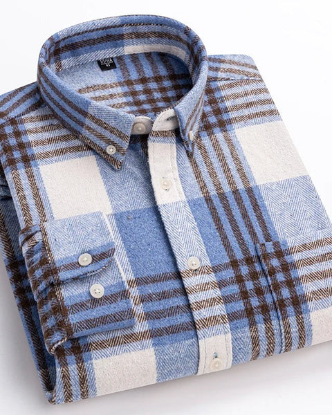 Camicia in cotone a quadri