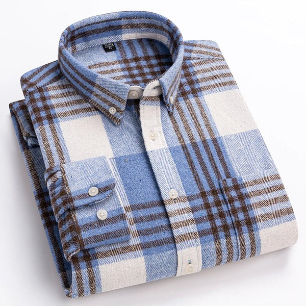 Camicia in cotone a quadri
