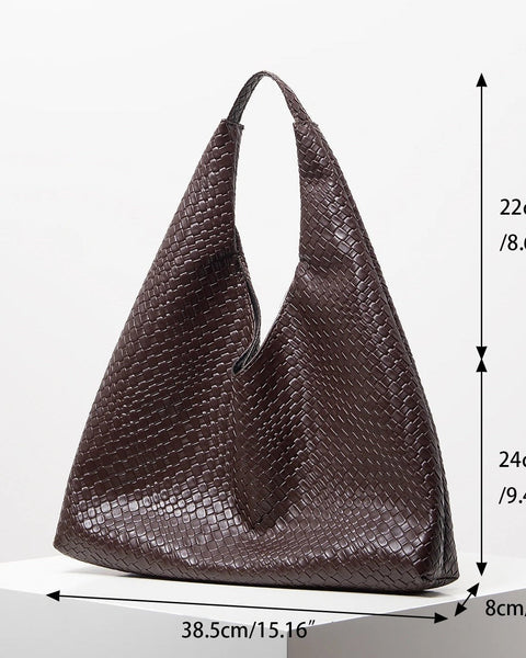 Borsa hobo intrecciata