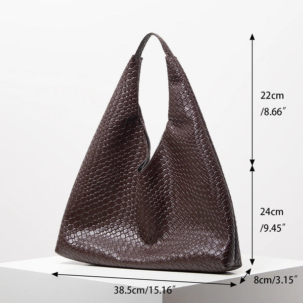 Borsa hobo intrecciata