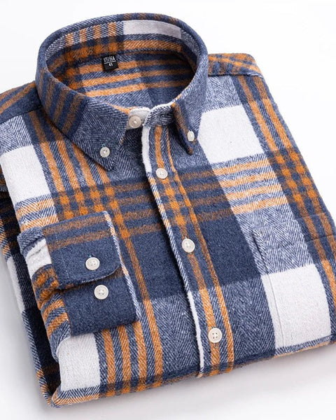 Camicia in cotone a quadri