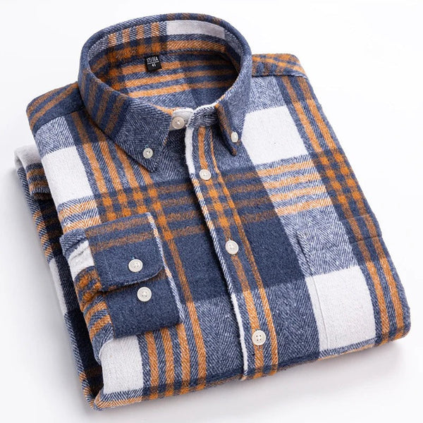 Camicia in cotone a quadri