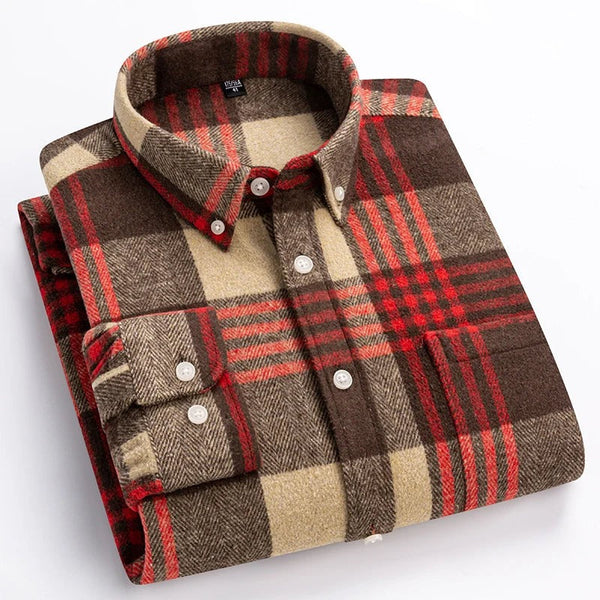 Camicia in cotone a quadri