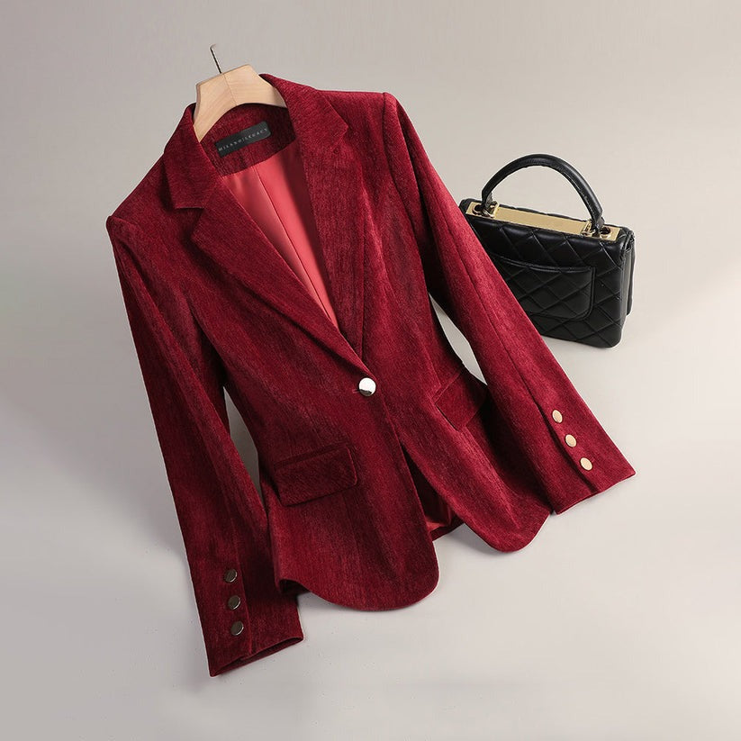 Blazer Aube in velluto