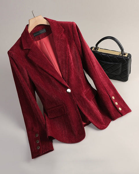 Blazer Aube in velluto