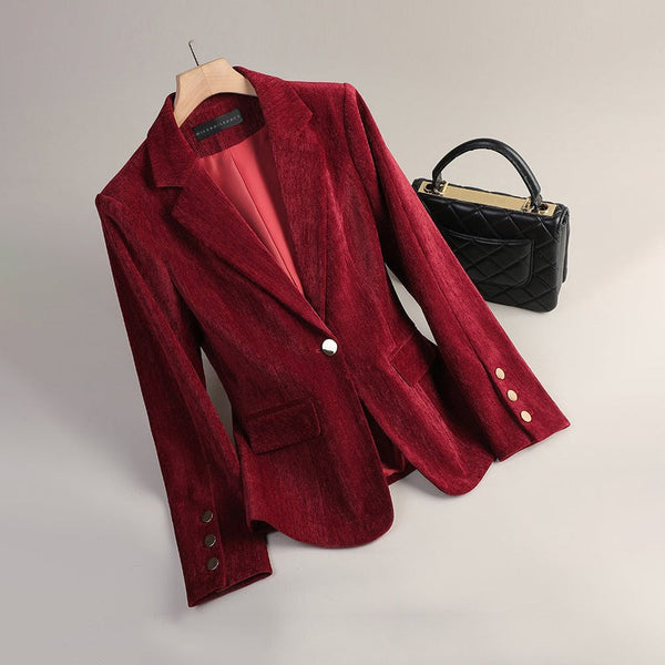 Blazer Aube in velluto
