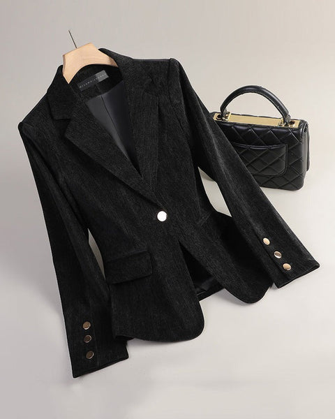 Blazer Aube in velluto