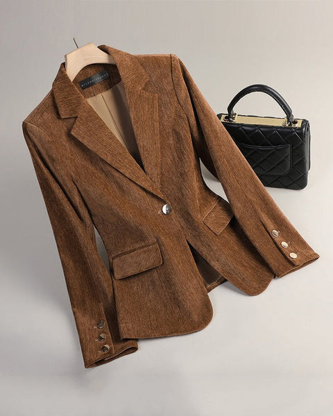 Blazer Aube in velluto