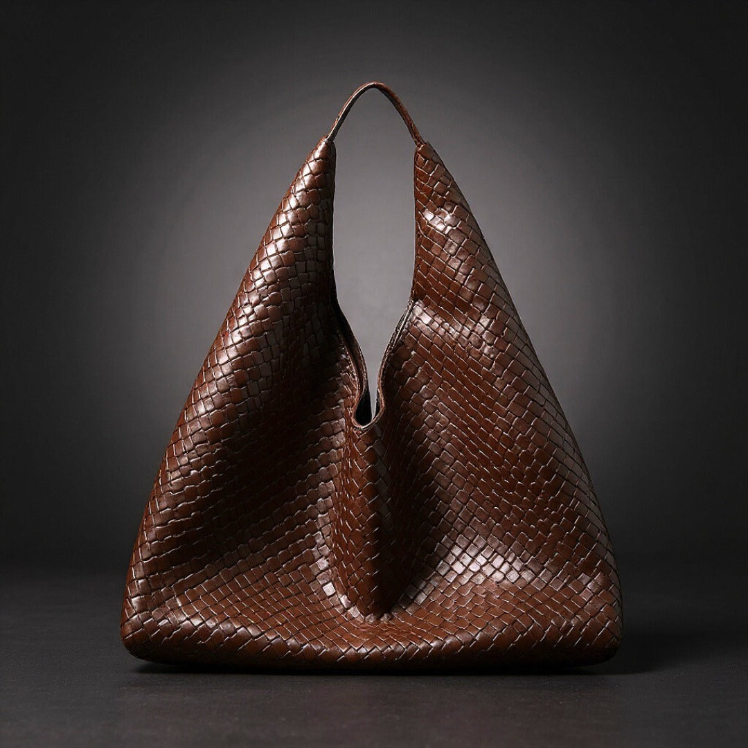 Borsa hobo intrecciata