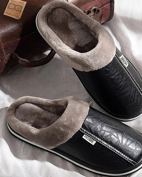 Pantofole con interno in pelliccia