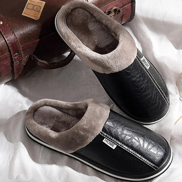 Pantofole con interno in pelliccia