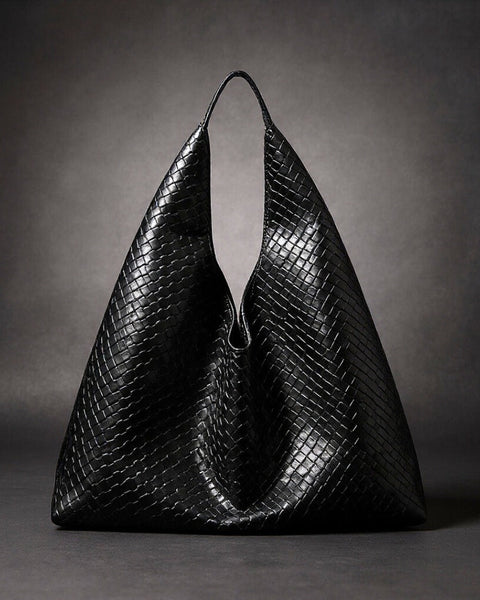 Borsa hobo intrecciata