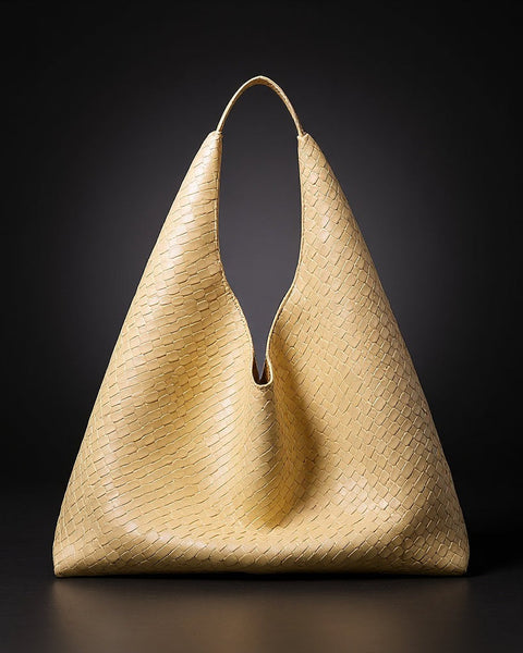 Borsa hobo intrecciata