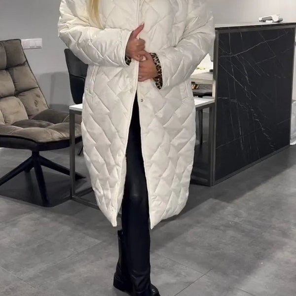 Piumino reversibile con fodera leopardata