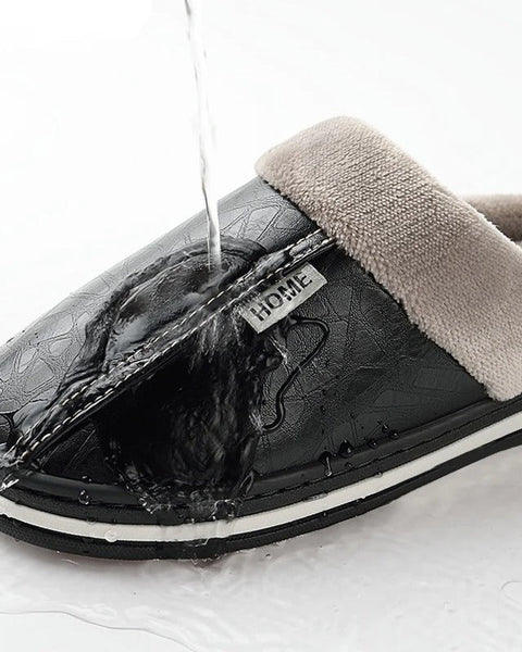 Pantofole con interno in pelliccia